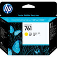 HP 761 CH645A OEM Printhead Cartridge, Dye-Based Yellow