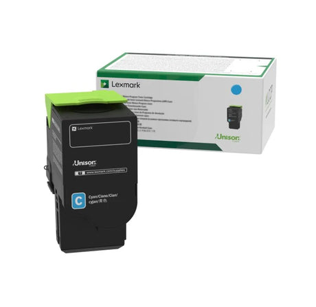 Lexmark 78C1UC0 Ultra HY Return Program Toner Cartridge, 7k pages, Cyan