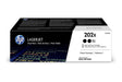 HP 202X CF500XD OEM HY LaserJet Toner Dual Pack, 2 x 3.2K Pages, Black