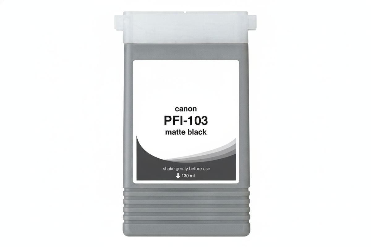 Compatible for PFI-103MBK 2211B001AA Ink Cartridge, 130 mL, Matte Black
