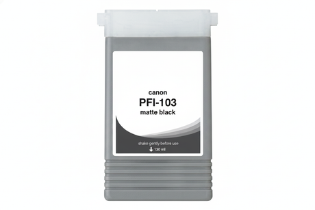 Compatible for PFI-103MBK 2211B001AA Ink Cartridge, 130 mL, Matte Black
