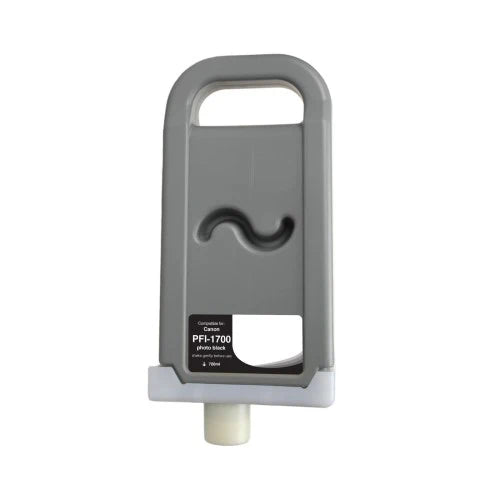 Compatible for PFI-1700BK 0775C001AA Ink Cartridge, 700 mL, Photo Black
