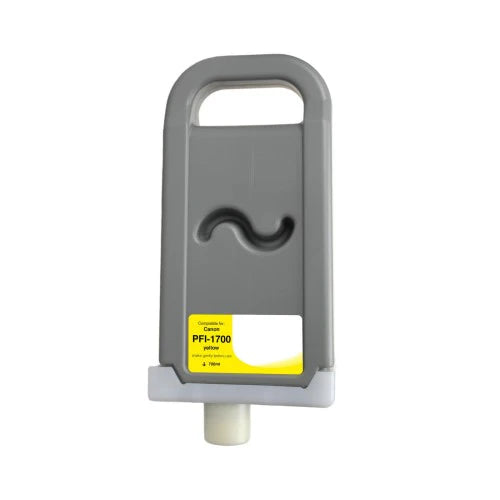 Compatible for PFI-1700Y 0778C001AA Ink Cartridge, 700 mL, Yellow
