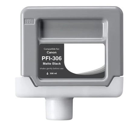 Compatible for PFI-306MBK 6656B001AA Ink Cartridge, 330 mL, Matte Black