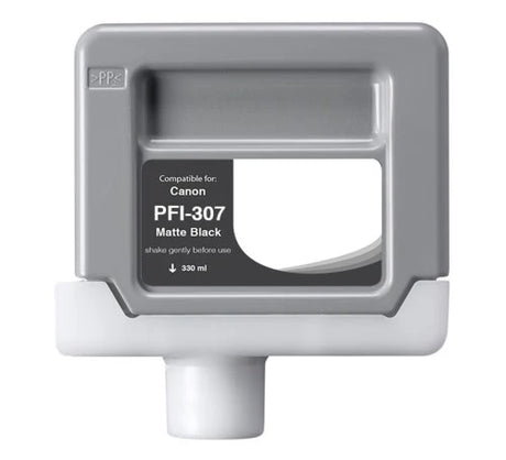 Compatible for PFI-307MBK 9810B001AA Ink Cartridge, 330 mL, Matte Black