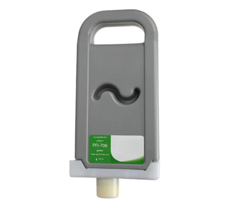 Compatible for PFI-706G 6688B001AA Ink Cartridge, 700 mL, Green