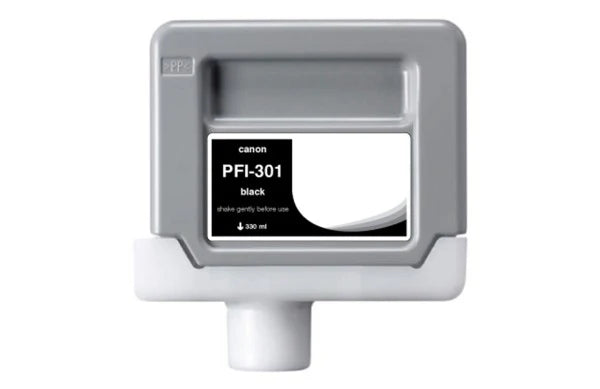 Compatible for 1486B001AA PFI-301BK Ink Cartridge, 330 mL, Black