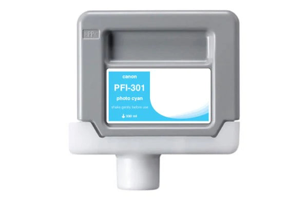 Compatible for 1490B001AA PFI-301PC Ink Cartridge, 330 mL, Photo Cyan