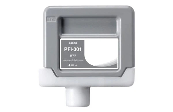 Compatible for 1495B001AA PFI-301GY Ink Cartridge, 330 mL, Gray