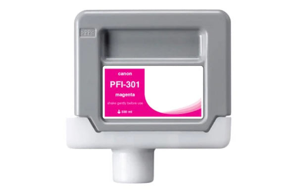 Compatible for 1488B001AA PFI-301M Ink Cartridge, 330 mL, Magenta