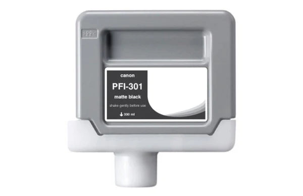 Compatible for 1485B001AA PFI-301MBK Ink Cartridge, 330 mL, Matte Black