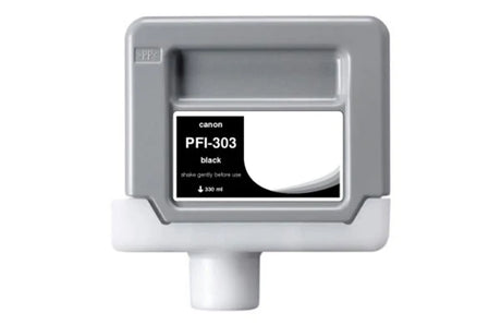 Compatible for 2958B001AA PFI-303BK Ink Cartridge, 330 mL, Black