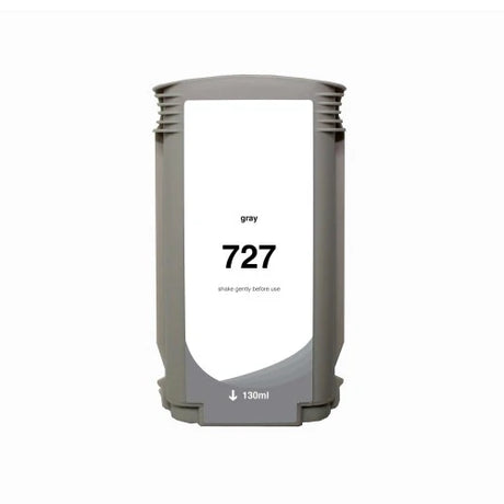 Compatible for HP 727 B3P24A Ink Cartridge, 130 mL, Gray