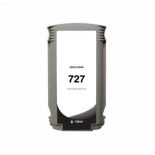 Compatible for HP 727 B3P23A Ink Cartridge, 130 mL, Photo Black