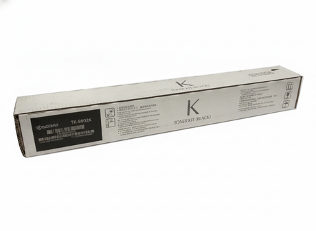 Kyocera TK-8802K 1T02RR0US0 OEM Toner Cartridge, 30k Pages, Black