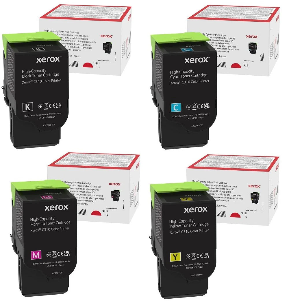 Xerox 006R04364 OEM HY Toner Set, B/M/C/Y