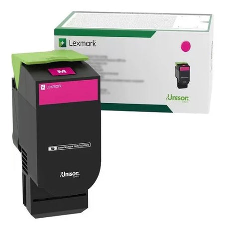 Lexmark 80C1XM0 801XM OEM Extra HY Return Program Toner Cartridge, 4K Pages, Magenta