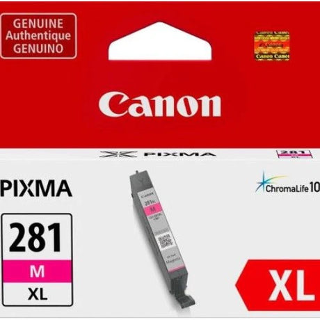 Canon 1981C001 CLI-281 XXL OEM HY Ink Tank, Magenta