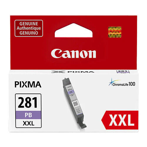 Canon 1984C001 CLI-281 XXL OEM HY Ink Tank, Photo Blue
