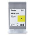 Canon 3492C001 PFI-030Y OEM Ink Cartridge, 55ml Pages, Yellow