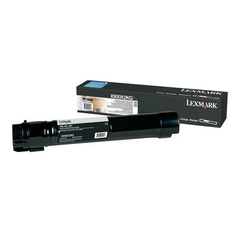 Lexmark X950X2KG OEM HY Toner Cartridge, 32K Pages, Black