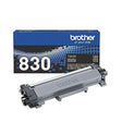 Brother TN830 OEM Toner Cartridge, 1.2K Pages, Black