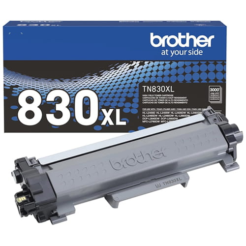 Brother TN830XL HY OEM Toner Cartridge, 3K Pages, Black