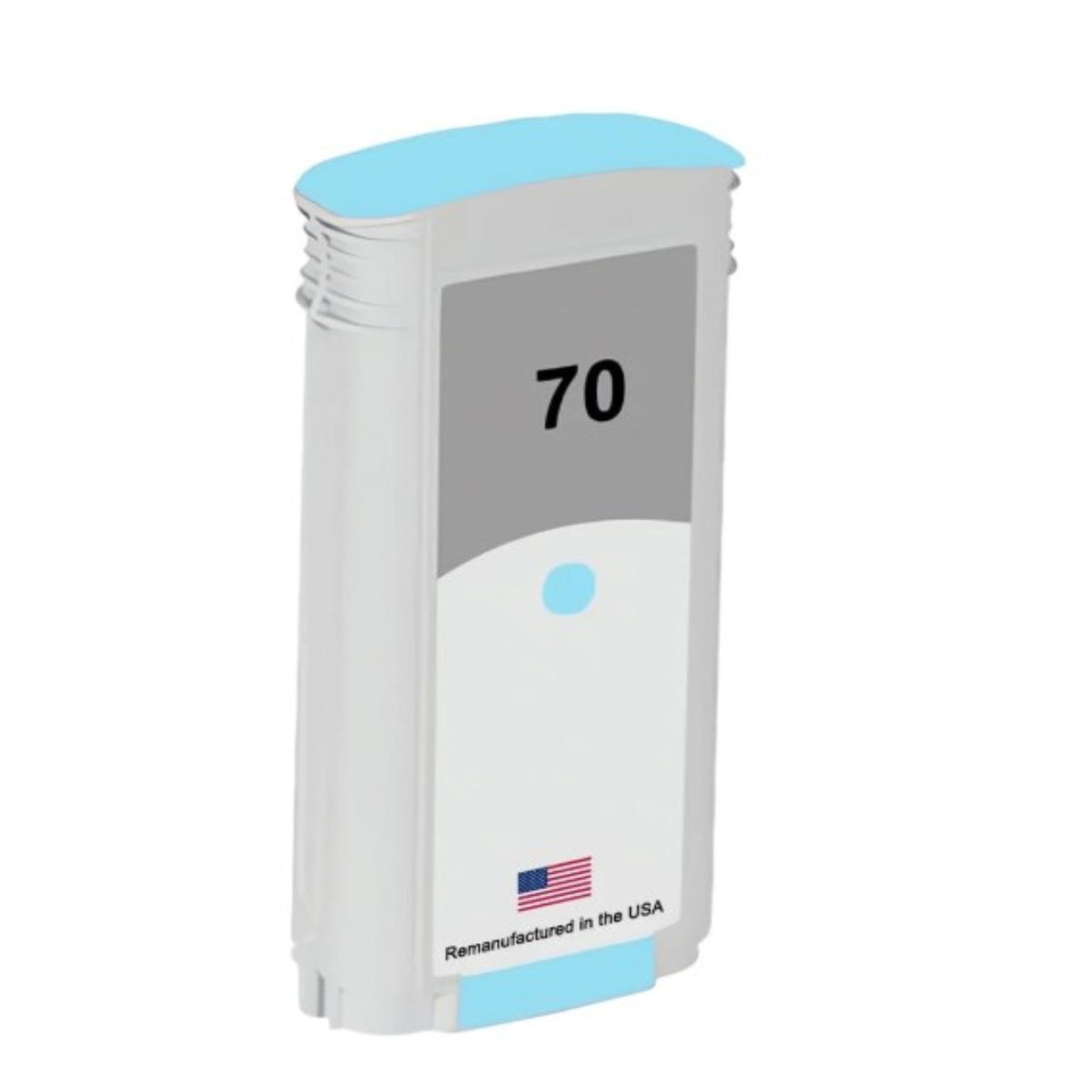 Compatible for HP 70 C9390A Inkjet Cartridge, 130ml, Light Cyan
