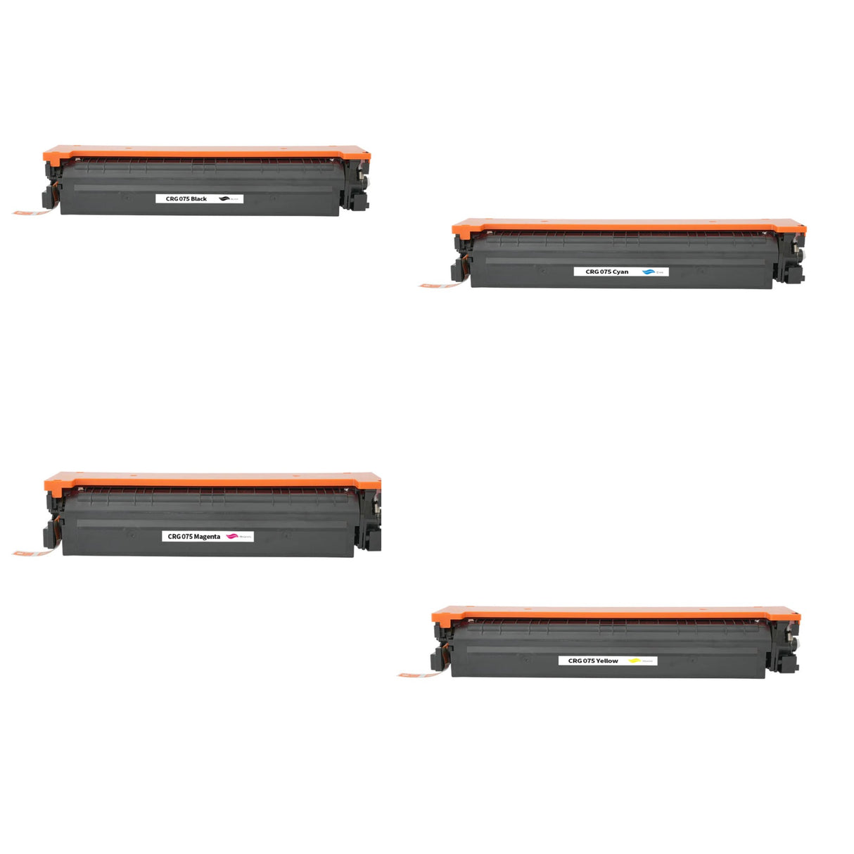 Compatible for 6365C001 CRG 075 Toner Set, B/C/M/Y