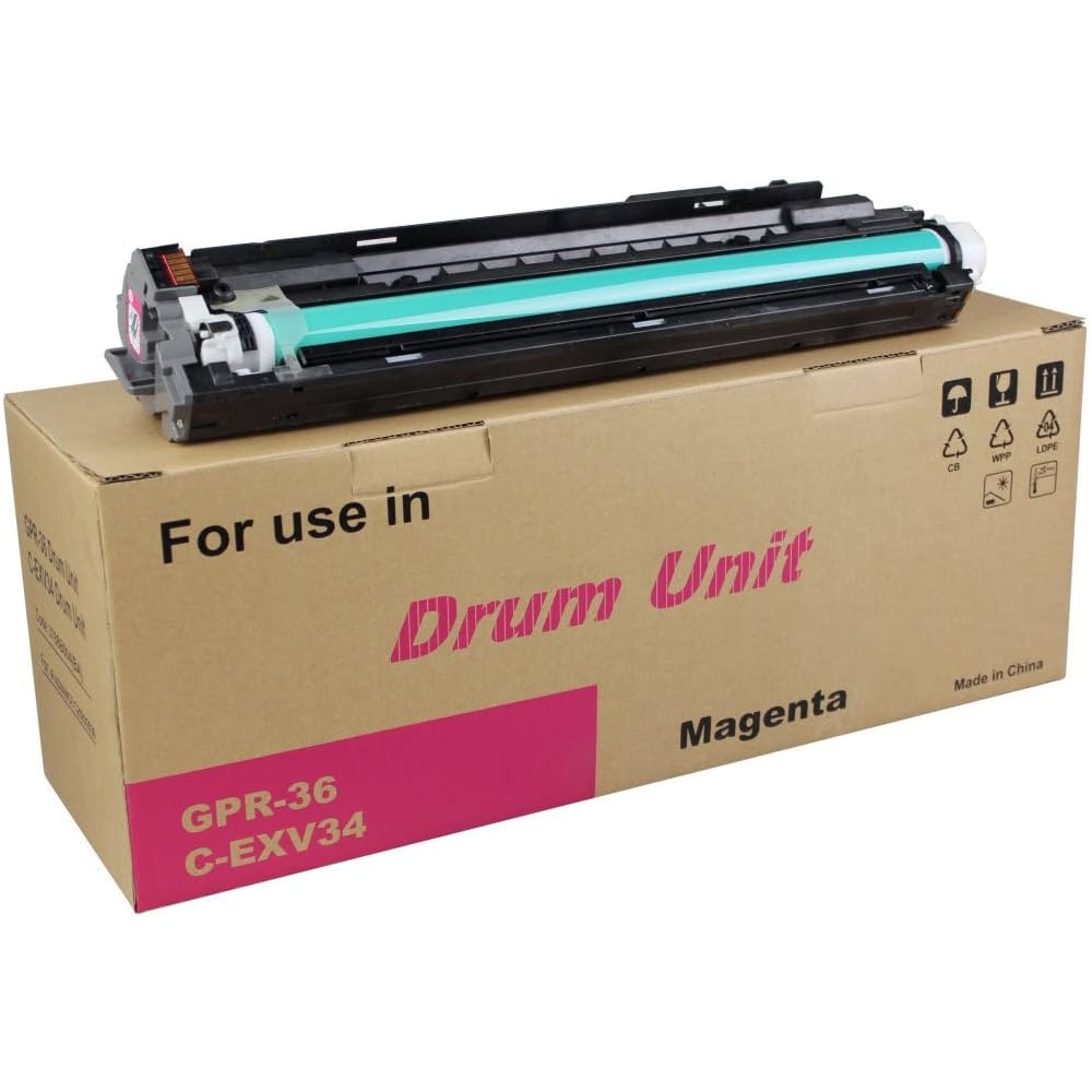 Canon 3787B004BA GPR36CDR OEM Drum Cartridge, 51K pages, Cyan
