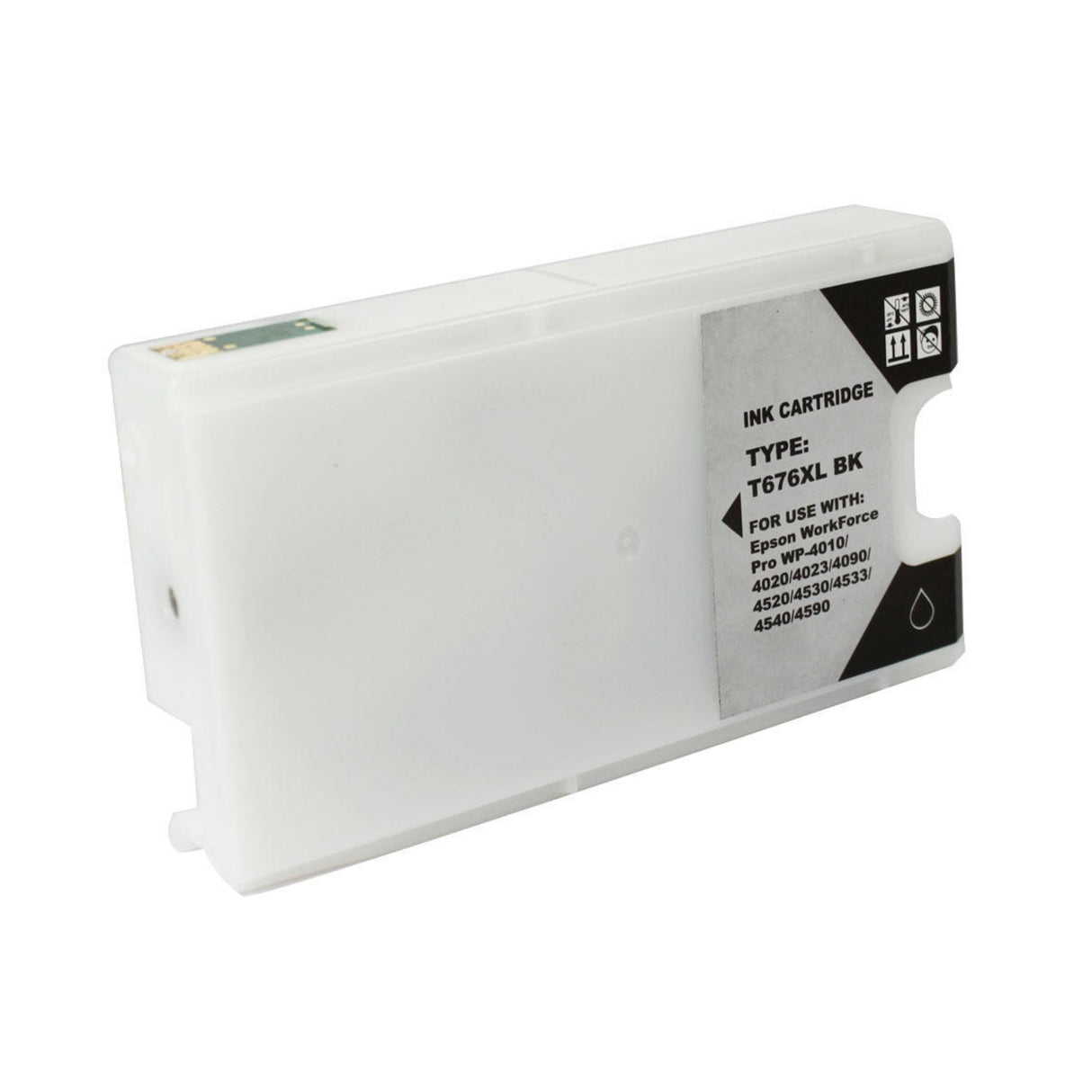 Compatible for 676XL T676XL120 HY Inkjet Cartridge, 2.4K Pages, Black