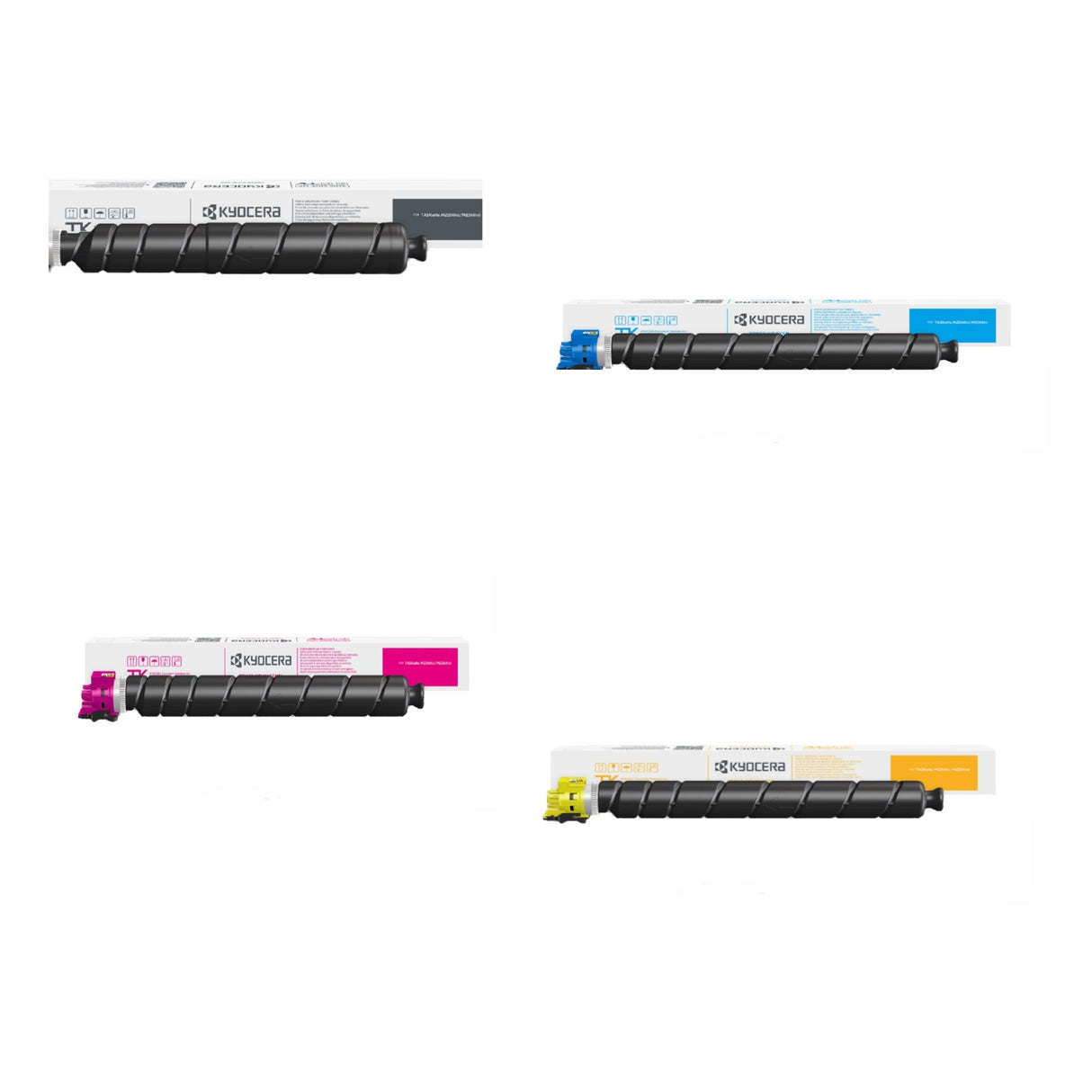 Kyocera TK-8467 OEM Toner Set, B/C/M/Y