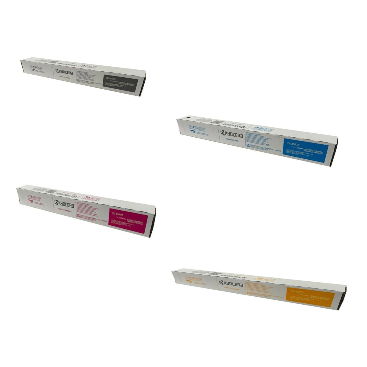 Kyocera Mita TK-8597K 1T0C2G0US0 Toner Set. B/C/M/Y
