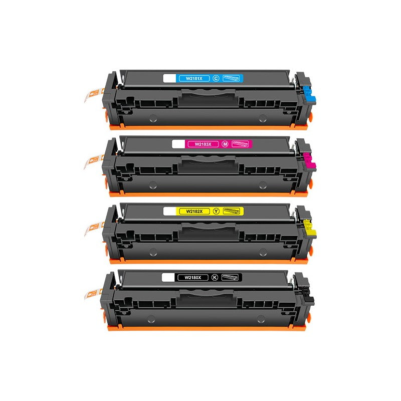 Compatible for HP 218X W2180X HY Toner Set, B/C/M/Y