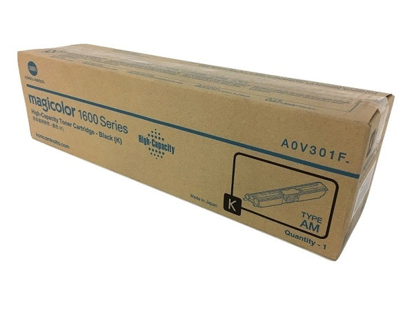 Konica Minolta A0V301F OEM HY Toner Cartridge, 2500 pages, Black