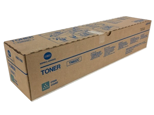 Konica Minolta A5E7430 TN-622C Toner Cartridge, 95K Pages, Cyan