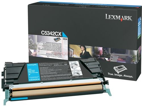 Lexmark C5342CX OEM HY Toner Cartridge, 6K pages, Cyan
