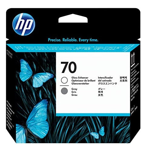 HP 70 C9410A OEM Printhead, Gloss Enhancer, Gray