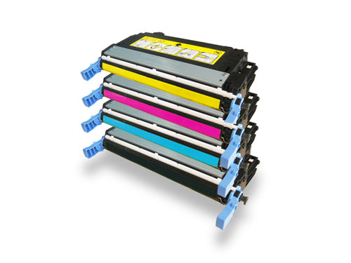Compatible for HP 642A Toner Set, B/C/M/Y.