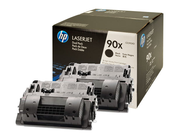 HP 90X CE390XD OEM HY Toner Dual Pack, 2 x 24K pages, Black