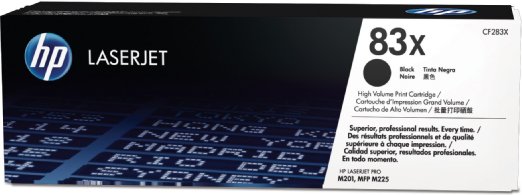 HP 83X CF283X OEM HY Toner Cartridge, 2200 pages, Black