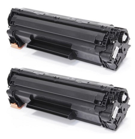 Compatible for HP 83X CF283X HY Toner Dual Pack, 2 x 2.2K Pages, Black