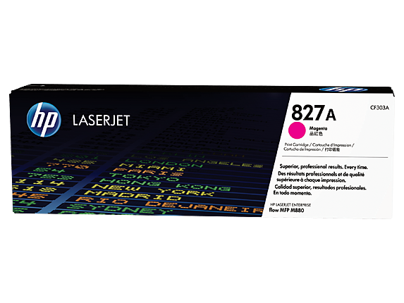 HP 827A CF303A OEM Toner Cartridge, 32K pages, Magenta