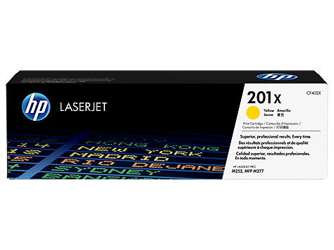 HP 201X CF402X OEM HY Toner Cartridge, 2300 pages, Yellow