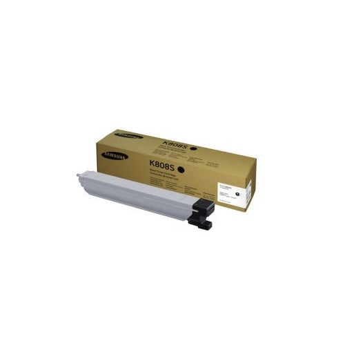 Samsung CLTK808S Toner Cartridge, 23k pages, Black