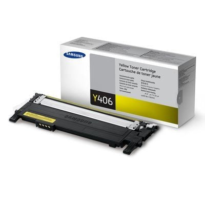 Samsung / HP CLT-Y406S / SU466A OEM Toner Cartridge, 1K pages, Yellow