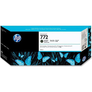 HP 772 CN635A OEM Ink Cartridge, 300mL, Matte Black