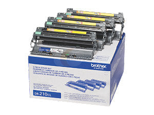 Brother DR210CL OEM OEM Drum Kit, Four Drums, 15K pages