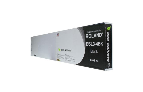 Compatible for Roland ESL3-4BK Ink Cartridge, 440 mL, Black