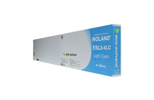 Compatible for Roland ESL3-4LC Ink Cartridge, 440 mL, Light Cyan